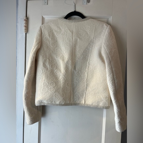 Sandro Sable Double S Tweed Wool Jacket 38 - Picture 11 of 16